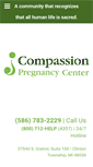 Mobile Screenshot of compassionpregnancyfriends.org